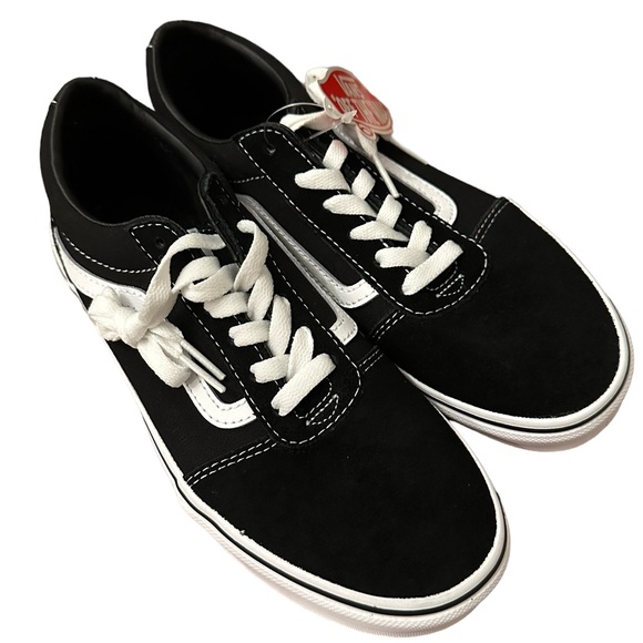 Vans Ward Low Suede Canvas Lace Up Skate Sneaker 5.5 7 NWT NEW BOX - Picture 3 of 16